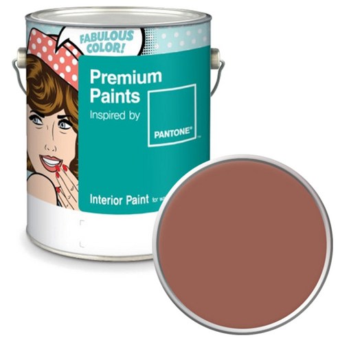 노루페인트 팬톤 내부용 실내 벽면 페인트 저광 4L, 18-1336 Copper Brown