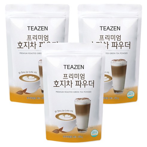 티젠 프피미엄 호지차 파우더, 500g, 1개입, 3개