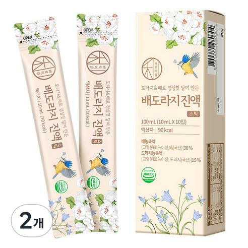 바로이즙 배도라지진액 스틱, 10ml, 10개입, 2개