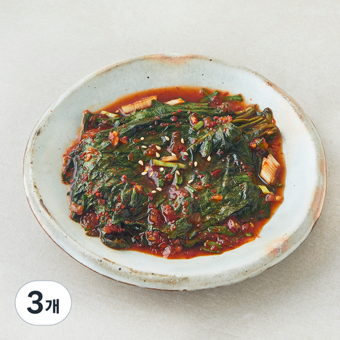도미솔식품 아삭한 도미솔 김치 맛깔깻잎김치, 470g, 3개