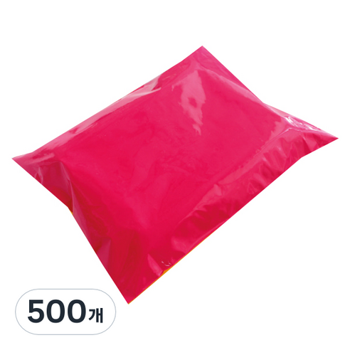 LDPE 이중지 택배봉투 핑크, 500개