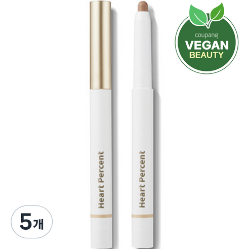 하트퍼센트 도트 온 무드 립펜슬 0.8g, #03 오트베이지, 5개