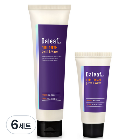 달리프 글램 컬크림, 6세트