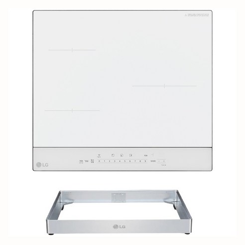 LG 디오스 오브제컬렉션 인덕션 3구 전기레인지 미스트 크림 화이트 방문설치, BEI3WWQTOC, 빌트인