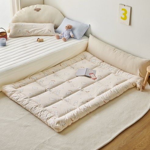 쁘리엘르 에디 순면 아기 토퍼 패드