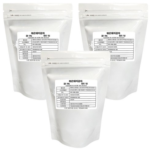 청수생약 볶은 돼지감자, 500g, 3개