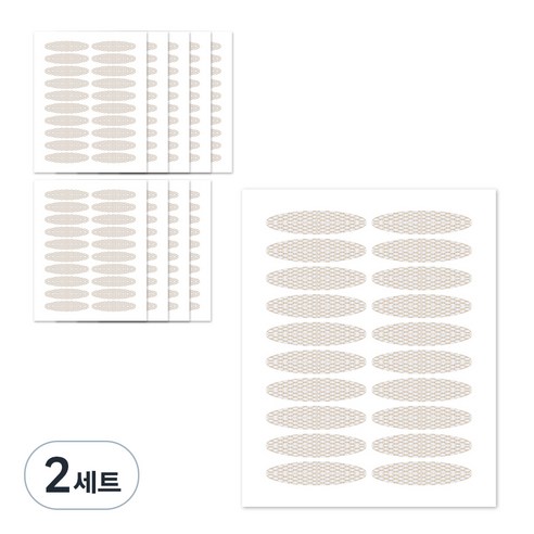 더분 대용량 마이스킨 쌍꺼풀테이프 400개, 테이프(R타입), 2세트