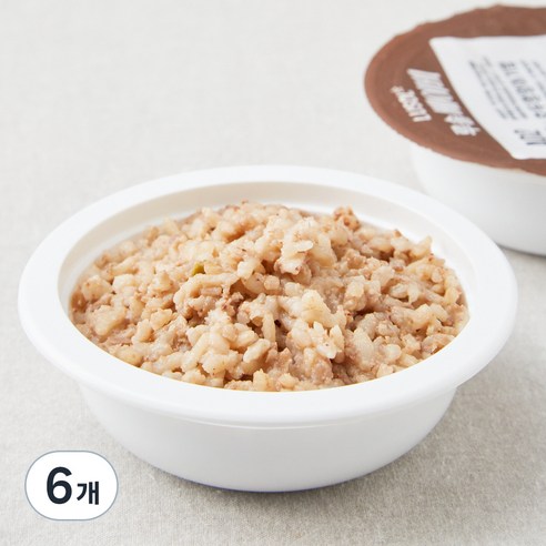 루솔 4단계 13개월 이상 호두 영양 아기밥 402, 180g, 6개