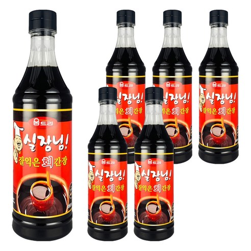 움트리 실장님 잘익은 회간장, 950g, 6개