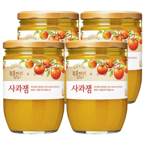 복음자리 사과잼, 620g, 4개