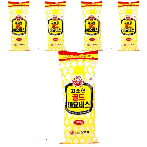 오뚜기 골드 마요네즈, 500g, 5개