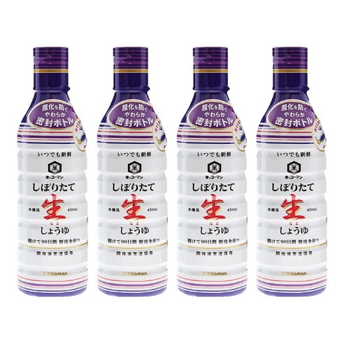 기꼬만 생간장, 450ml, 4개