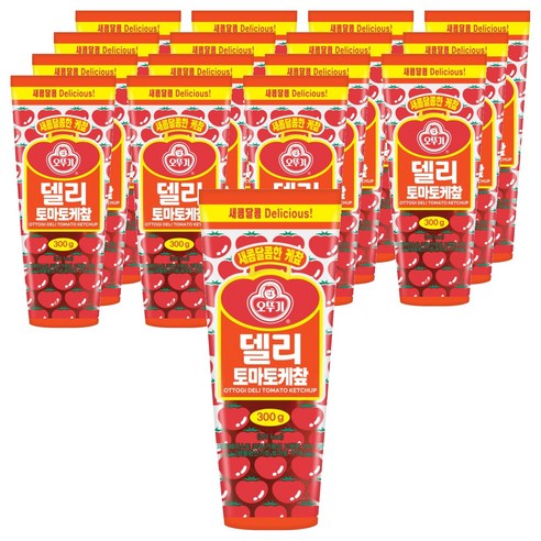 오뚜기 델리 토마토 케찹, 300g, 16개