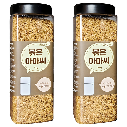 냉장고쏙 볶은 아마씨, 700g, 2개