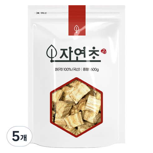 건조 칡 갈근, 600g, 5개