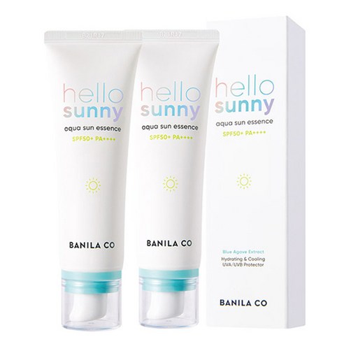 바닐라코 헬로 써니 아쿠아 선 에센스 SPF50+ PA++++, 50ml, 2개