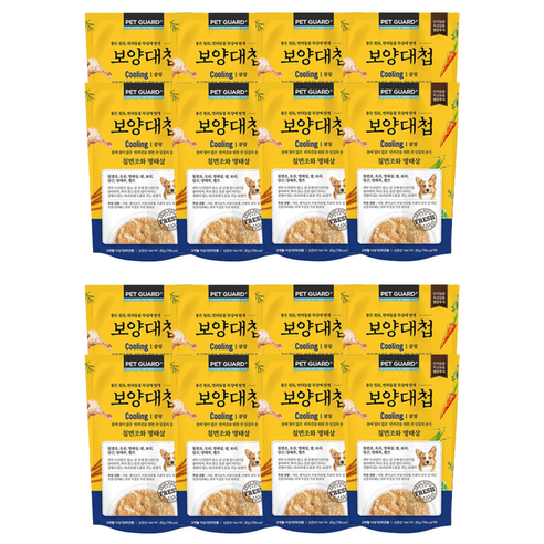 보양대첩 파우치 쿨링 칠면조와 명태 640g 전연령 강아지, 칠면조, 80g, 2세트