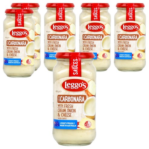 레고스 카르보나라 파스타소스, 490g, 6개