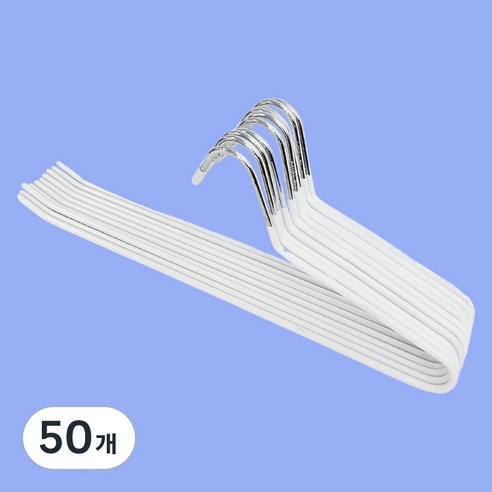 해이룸 논슬립 바지걸이, 50개, 화이트