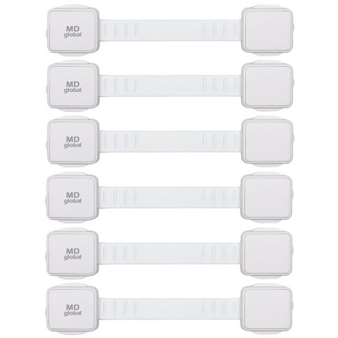 MD글로벌 유아안전용품 밴드형 사각 서랍 잠금장치 이중잠금 1개