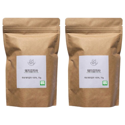 고이담아 유기농 돼지감자차, 70g, 2개