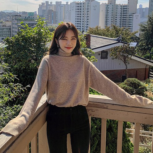 엔비룩 여성용 캐시 루시드 폴라 니트