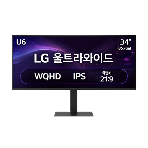LG전자 WQHD 울트라와이드 모니터 방문설치, 86.7cm, 34U650A
