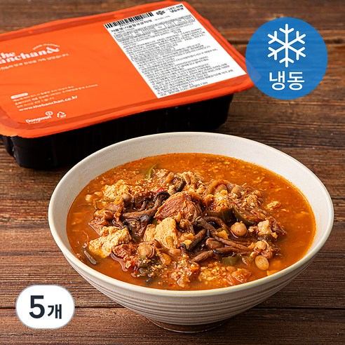 더반찬 시골 청국장 찌개 (냉동), 550g, 5개