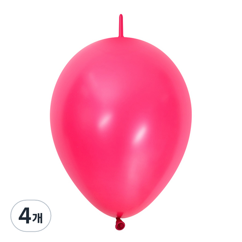 셈퍼텍스 링커풍선 30cm 30p, 라즈베리, 4개
