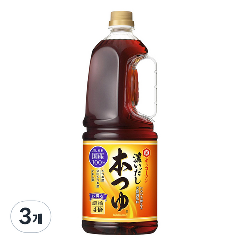 기꼬만 혼쯔유 코이다시, 1.8L, 3개
