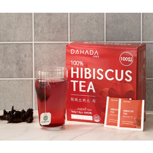 상큼하고 건강한 히비스커스 티백