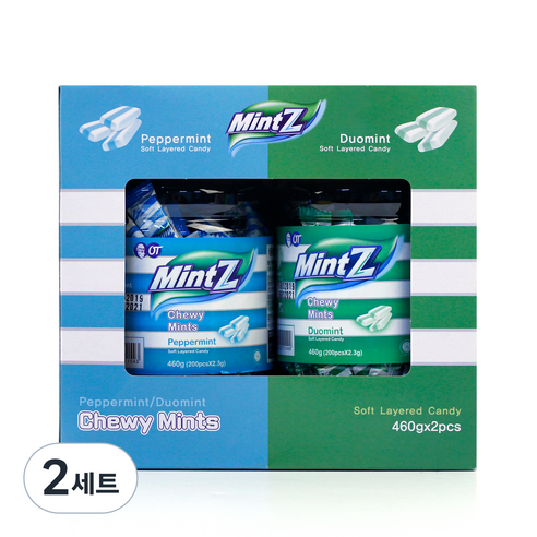 민트지 페퍼민트 460g + 듀오민트 460g 버라이어티팩, 2세트, 920g