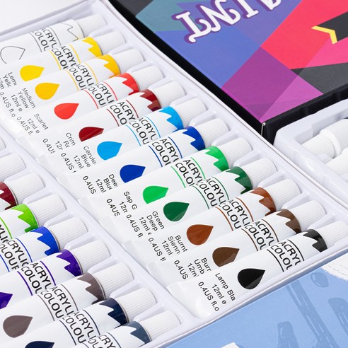 창작의 즐거움을 선사하는 아크릴물감