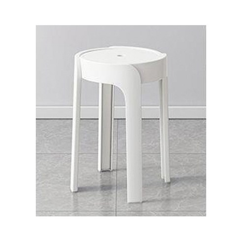 스타일과 실용성을 겸비한 레인보우 원형 스툴