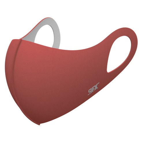 나인에프엑스 스포츠 데일리 페이스 마스크, 레드, 1개