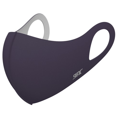 나인에프엑스 스포츠 데일리 페이스 마스크, 바이올렛, 1개