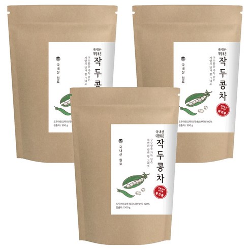 자연지애 작두콩차, 300g, 1개입, 3개
