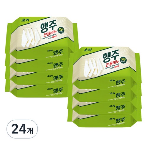 소키 행주 전용 세탁 비누, 150g, 24개