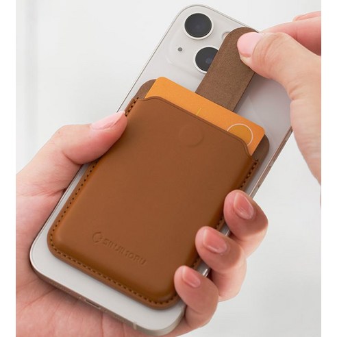 신지모루 반자동 맥세이프 M 풀탭 가죽 지갑 휴대폰 케이스: 내구성 있는 보호와 실용적인 편의성