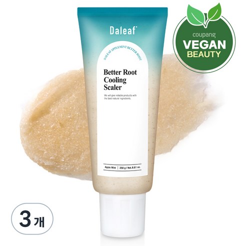 달리프 애플 민트 베러루트 쿨링 스케일러, 250g, 3개