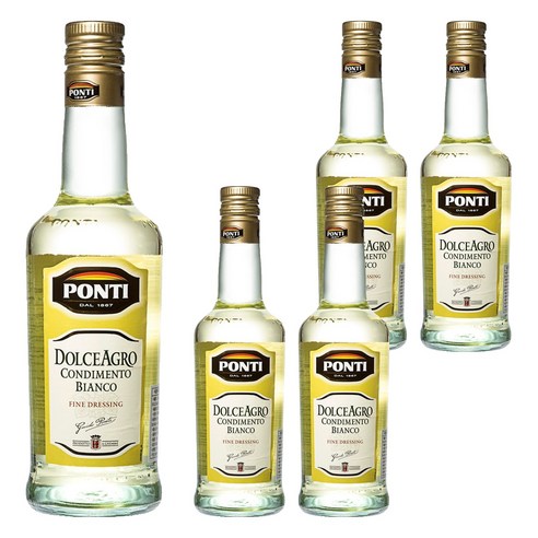 폰티 발사믹 화이트 식초, 500ml, 5개