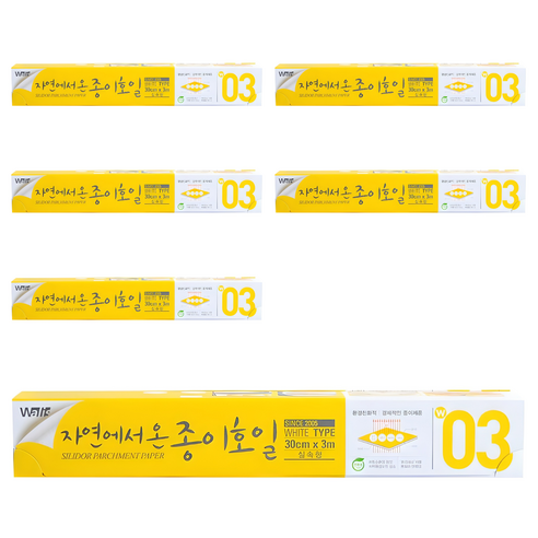 노르딕페이퍼 자연에서 온 종이호일 실속형, 3m, 1개입, 6개