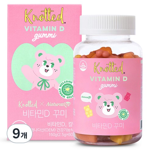 노티드 비타민D 꾸미, 150g, 9개