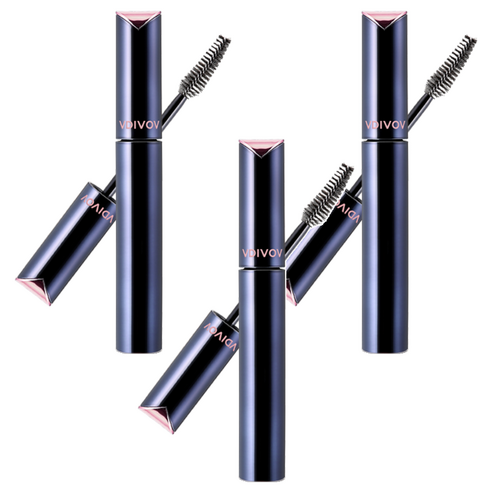 비디보브 아이컷 마스카라 8g, 01 롱앤컬링, 3개