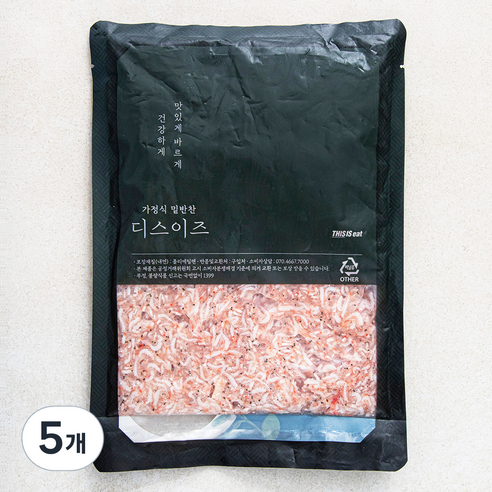 디스이즈 국내산 새우젓 추젓, 500g, 5개