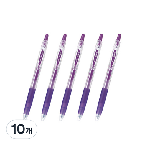 파이롯트 주스 젤잉크펜 0.5mm LJU-10EF, 그레이프, 10개