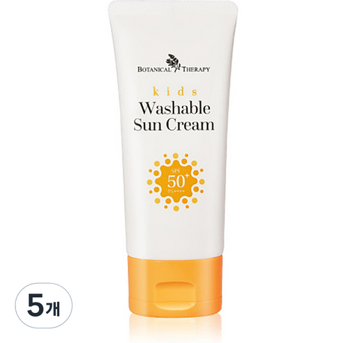 보타니컬테라피 키즈 워셔블 썬크림60ml, 60ml, 5개