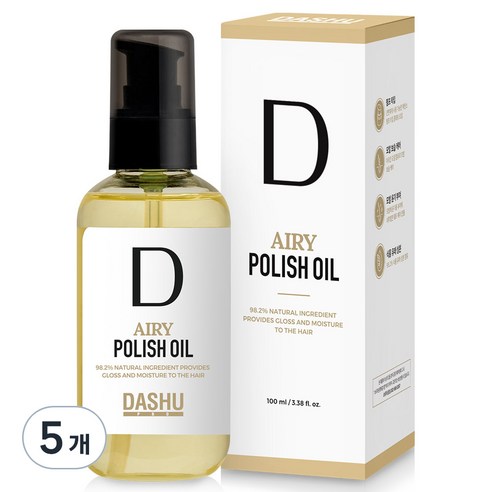 다슈 프로 에어리 폴리쉬 헤어오일, 100ml, 5개