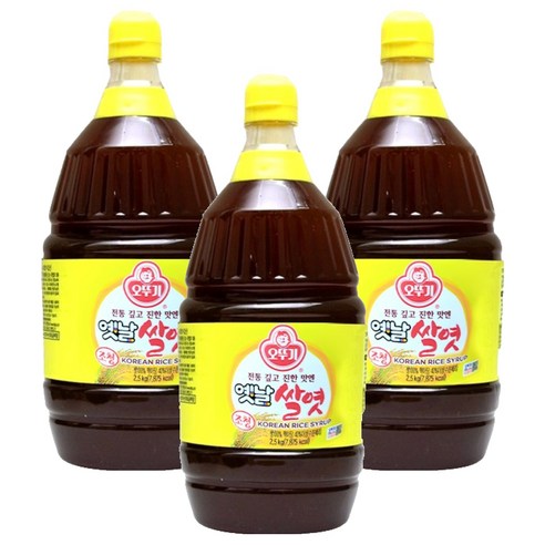 오뚜기 옛날쌀엿, 2.5kg, 3개