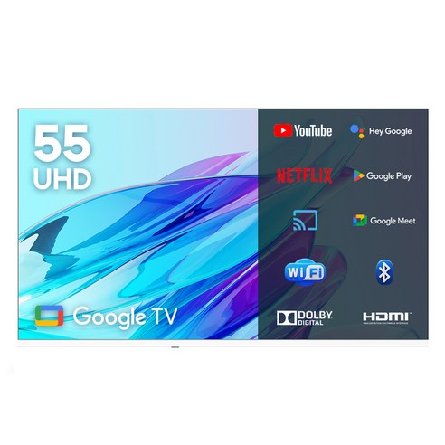 이노스 4K UHD 구글 3.0 화이트에디션 스마트 TV, 벽걸이형, 방문설치